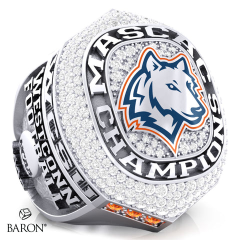 Western Connecticut State University Football 2023 Championship Ring - Design 1.3