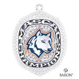 Western Connecticut State University Football 2023 Championship Ring Top Pendant - Design 1.4