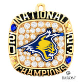 Arizona Bobcats Hockey 2023 Championship Ring Top Pendant - Design 1.4