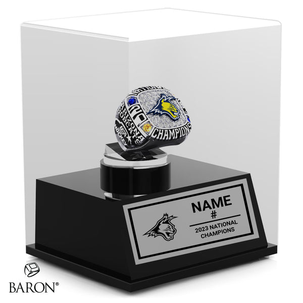 Arizona Bobcats Hockey 2023 Championship Display Case