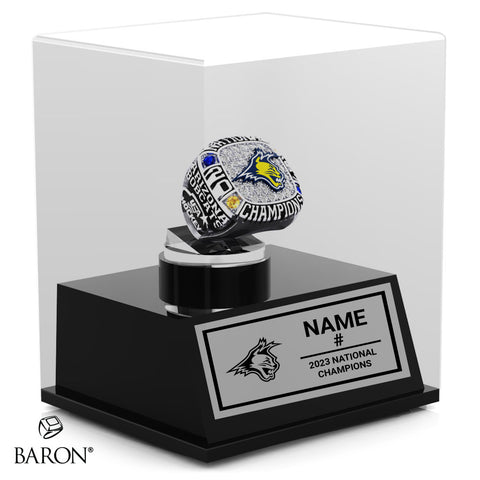 Arizona Bobcats Hockey 2023 Championship Display Case