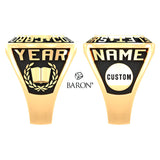 Carondelet Cougars Exclusive Class Ring (Gold Durilium/10KT Yellow Gold) - Design 1.2