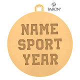 Eckerd College Varsity Championship Ring Top Pendant - Design 2.5