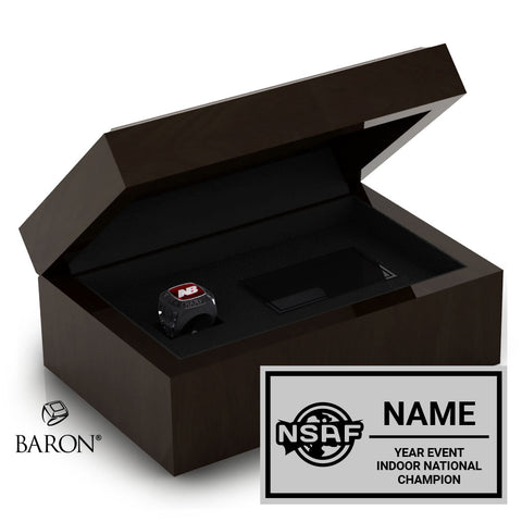 NSAF Indoor National Champion Ring Box