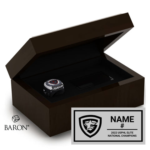 Richmond Generals Hockey 2022 Championship Ring Box