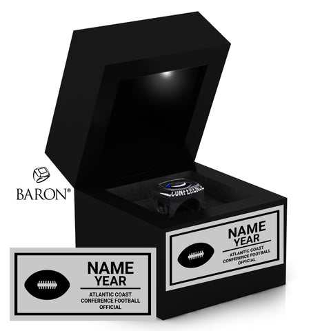 ACC Officials 2024 Championship Black LED Ring Box