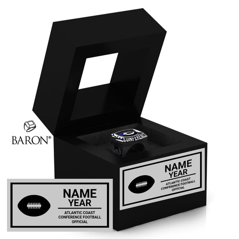ACC Officials 2024 Championship Black Window Ring Box