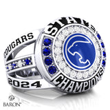 Aberdeen Cougars Girls Hockey 2024 Championship Ring - Design 1.1