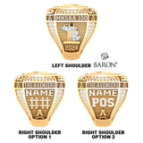 Adams High School Soccer 2024 Ring 2 Championship Ring - Design 3.9