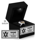 Amador Valley High School Football 2024 Championship Black LED Ring Box