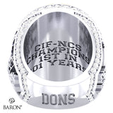 Amador Valley High School Football 2024 Championship Ring - Design2.2 *BALANCE*