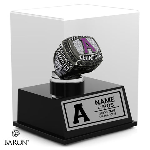 Anacortes High School Football 2023 Championship Display Case