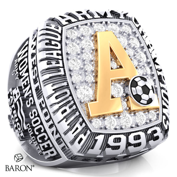 Army West Point Women's Soccer 1993 Championship Ring - Design 3.25