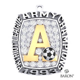 Army West Point Women's Soccer 1993 Championship Ring Top Pendant- Design 3.26