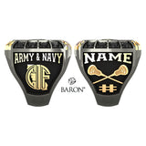 Army and Navy Academy Lacrosse 2023 Championship Ring - Design 1.1