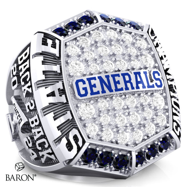 Arrupe Generals Cheer 2024 Championship Ring - Design 1.4