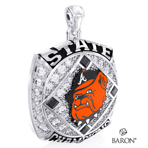 Artesia High School Baseball 2025 Championship Ring Top Pendant - Design 2.6