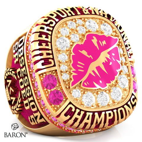 Aspire Cheer Academy Obsession 2024 Championship Ring - Design  2.3