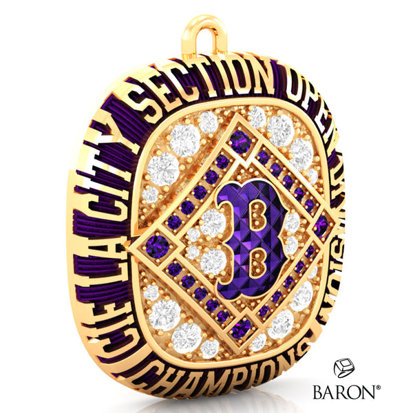 Bell High School Baseball 2024 Championship Ring Top Pendant - Design 1.11