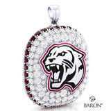 Benton High School Boys Basketball 2025 Championship Ring Top Pendant - Design 2.4
