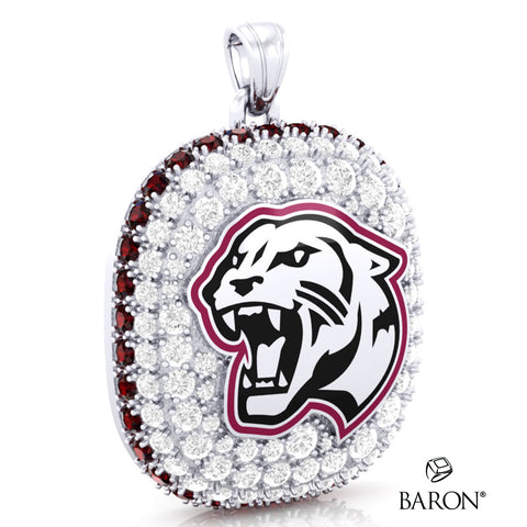 Benton High School Boys Basketball 2025 Championship Ring Top Pendant - Design 2.4