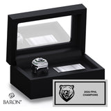 Binghamton Black Bears Fan Black Standard Window Ring Box