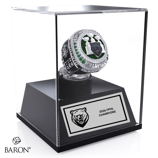 Binghamton Black Bears Fan Display Case