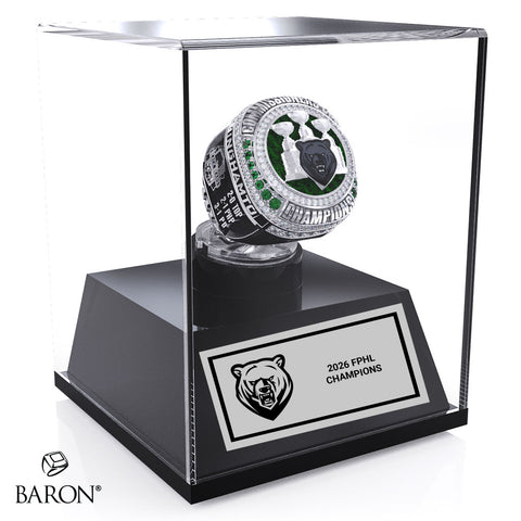 Binghamton Black Bears Fan Display Case