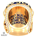 Blinn College Football 1987 Championship Ring - Design 1.4 *50% BALANCE*