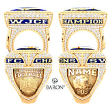 Blinn College Football 1987 Championship Ring - Design 1.4 *50% BALANCE*