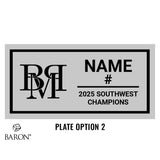 Blue Pill Mafia Softball 2025 Championship Black Window Ring Box