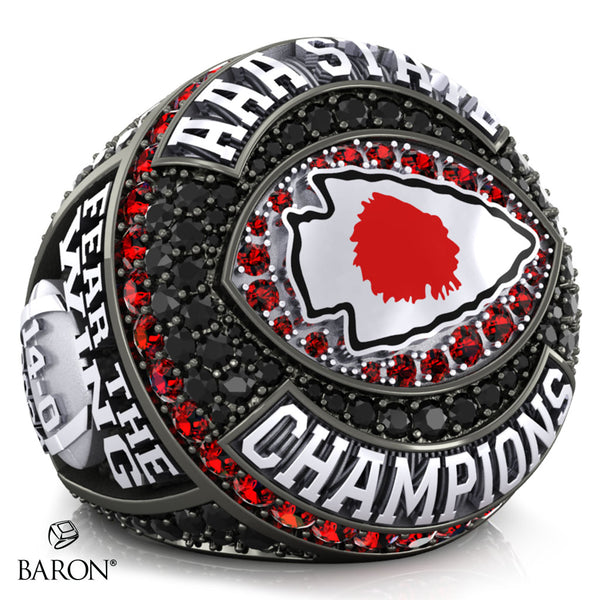 Bridgeport High School Football 2024 Championship Ring - Design 2.5