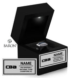 CBA Victus Baseball 2025 Championship Black LED Ring Box