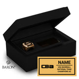 CBA Victus Baseball 2025 Championship Black Standard Window Ring Box