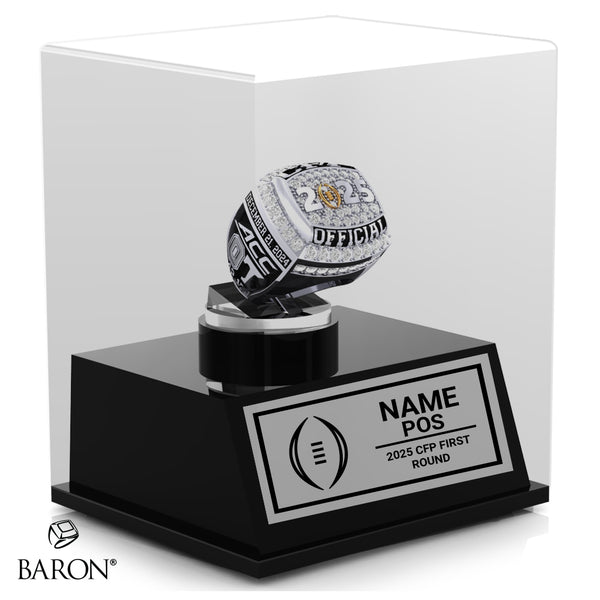 CFP Officials Football 2024 First Round Championship Display Case D2.3