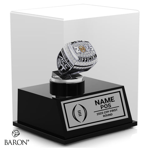CFP Officials Football 2024 First Round Championship Display Case D2.3