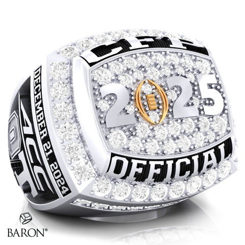 CFP Officials Football 2024 First Round Championship Ring - Design2.3