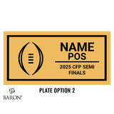 Cotton Bowl Officials 2024 Championship Black Standard Window Ring Box D1.4