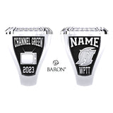 CT Hurricanes Band 2023 Championship Ring - Design 2.12