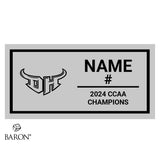 Cal State Dominguez Hills Men's Soccer 2024 Championship Black Standard Window Ring Box