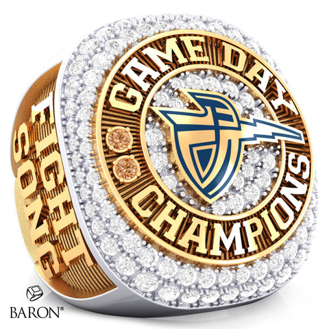 California Baptist University Cheer 2023 Championship Ring - Design 1.4 a