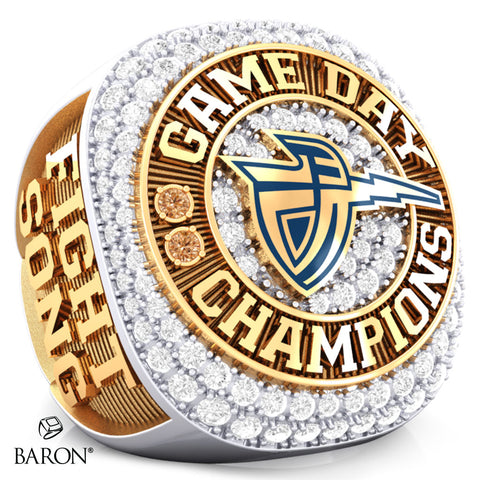 California Baptist University Cheer 2023 Championship Ring - Design 1.4