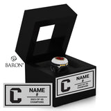 California School for the Deaf in Riverside Football 2023 Championship Black Window Ring Box