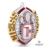 California School for the Deaf in Riverside Football 2024 Championship Ring Top Pendant - Design 1.11