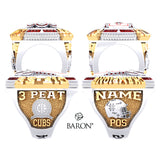California School for the Deaf in Riverside Football 2024 Championship Ring - Design 1.5