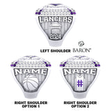 Carlsbad High School Boys Basketball 2024 Championship Ring - Design 1.3