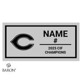 Carlsbad High School Boys Volleyball 2025 Championship Black LED Ring Box