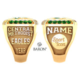 Central Methodist University Hairston Hall of Fame Championship Ring - Design 1.5