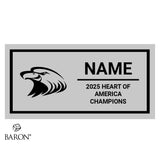 Central Methodist University Track & Field 2025 Championship Black Window Ring Box