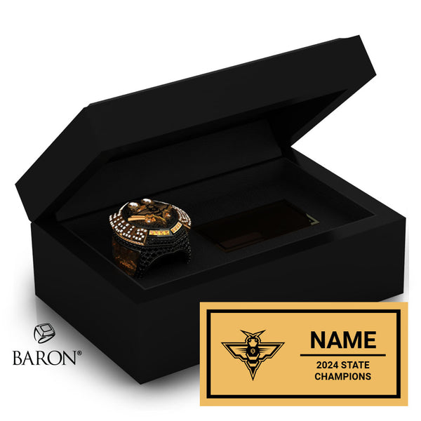 Champion South Mountain 2024 7V7 Championship Black Standard Window Ring Box